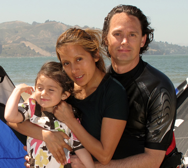 Eric, Roxana and Camila Kites Mancora Proprietors and huge fans of all things Peruvian